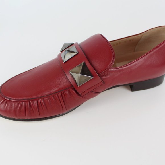 NEW VALENTINO GARAVANI Leather Loafers- Rockstud - Picture 9 of 16